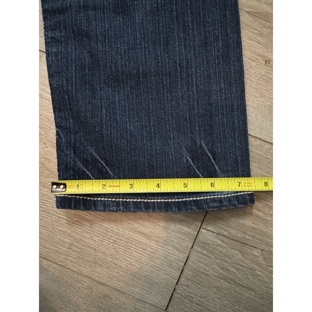 Buckle Women's Boot Cut Jeans - Dark Blue - Picture 10 of 10